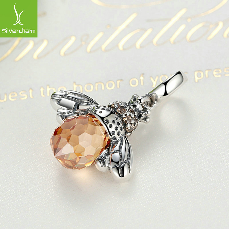 BAMOER 925 Sterling Silver Lovely Orange Bee Animal Pendants Necklace for Women Fine Jewelry CC035 1087 T2
BAMOER 925 Sterling Silver Lovely Orange Bee Animal Pendants Necklace for Women Fine Jewelry CC035 1087 T2