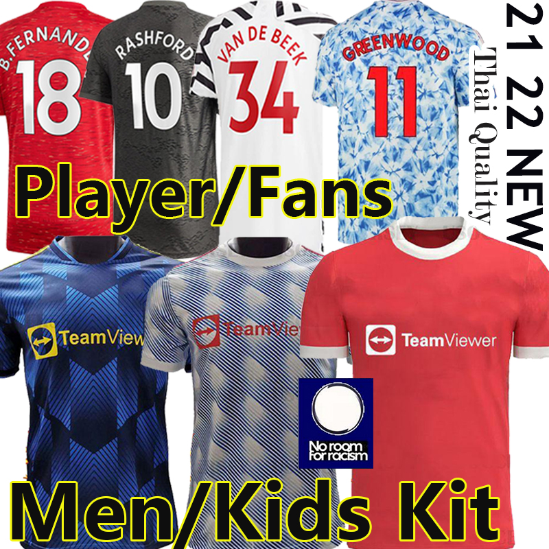 2021 2022 POGBA MANCHESTER Soccer Jersey Fans Player version FERNANDES CAVANI UTD RASHFORD Men Kids Kits Football Shirt 20 21 22 equipment, Black
2021 2022 POGBA MANCHESTER Soccer Jersey Fans Player version FERNANDES CAVANI UTD RASHFORD Men Kids Kits Football Shirt 20 21 22 equipment, Black