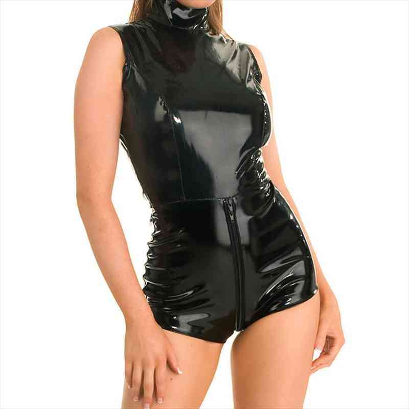 Short Latex Wet Look Bodycon Catsuit Sexy Faux Leather Bodysuit Erotic Catsuit Pvc Jumpsuit Cosplay Clubwear Dance Costume, Black;white
Short Latex Wet Look Bodycon Catsuit Sexy Faux Leather Bodysuit Erotic Catsuit Pvc Jumpsuit Cosplay Clubwear Dance Costume, Black;white