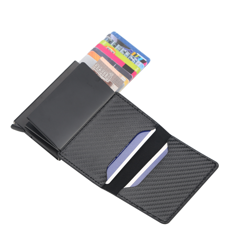 Mini rfid Wallet with Automatic Slide Holder Credit Case Organizer Card Storage Bag Protector Men Wallets K9129-WLL50, As show
Mini rfid Wallet with Automatic Slide Holder Credit Case Organizer Card Storage Bag Protector Men Wallets K9129-WLL50, As show