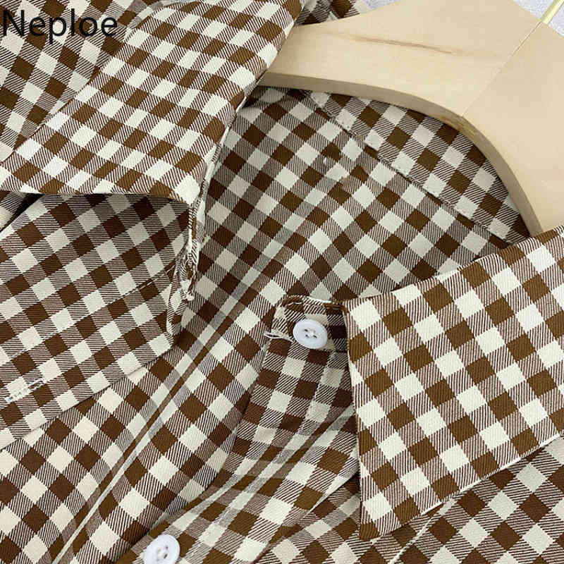 Neploe Two Piece Outfits for Women Fall Clothes Plaid Dress Knitted Sweater Vest Korean Fashion Suit Ropa Mujer 2 Piece Set 210422