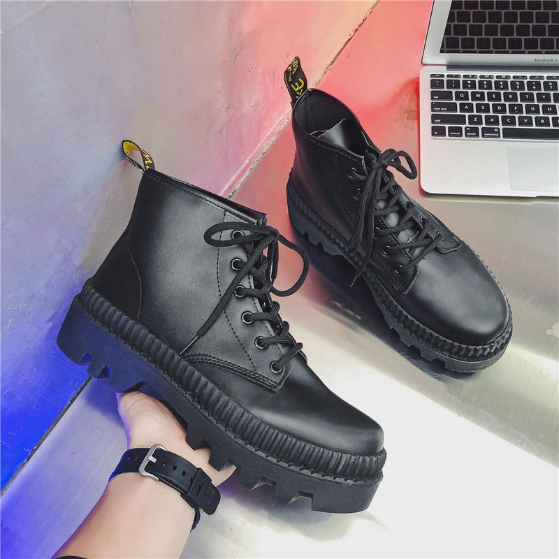 Autumn and Winter Martin Boots Mens shoes Korean Fashion Black Casual Leather Military British Style, Black help
Autumn and Winter Martin Boots Mens shoes Korean Fashion Black Casual Leather Military British Style, Black help