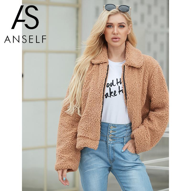 Women's Fur & Faux 2021 Autumn Teddy Jacket Women Fluffy Coat Zipper Front Turn-down Collar Long Sleeve Female Short Outwear, Black
Women's Fur & Faux 2021 Autumn Teddy Jacket Women Fluffy Coat Zipper Front Turn-down Collar Long Sleeve Female Short Outwear, Black