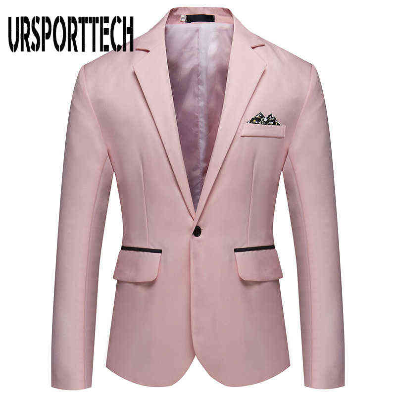 Korean Men' Blazer Slim Fit Suit Jacket Masculino Cotton One Buckle Blazer Black Blue White Plus Size Wedding Blazer Mens Coat 211111
Korean Men' Blazer Slim Fit Suit Jacket Masculino Cotton One Buckle Blazer Black Blue White Plus Size Wedding Blazer Mens Coat 211111