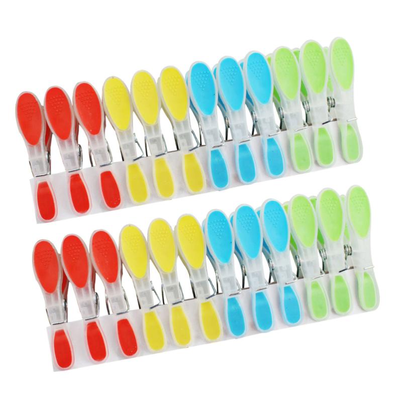 Hangers & Racks 24pcs Windproof Clothespins Anti-Slip Clothes Laundry Clips For Household Socks Blanket Underwear (12pcs A Set, Without
Hangers & Racks 24pcs Windproof Clothespins Anti-Slip Clothes Laundry Clips For Household Socks Blanket Underwear (12pcs A Set, Without