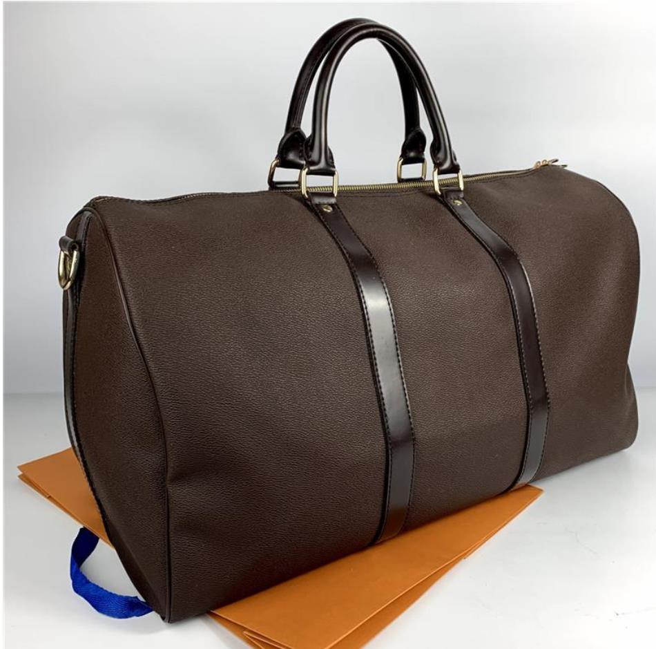 Large Genuine Leather Handbags Fashion Women Travel Bag Keepall luggage men duffel female capacity sports bags 55cm
Large Genuine Leather Handbags Fashion Women Travel Bag Keepall luggage men duffel female capacity sports bags 55cm