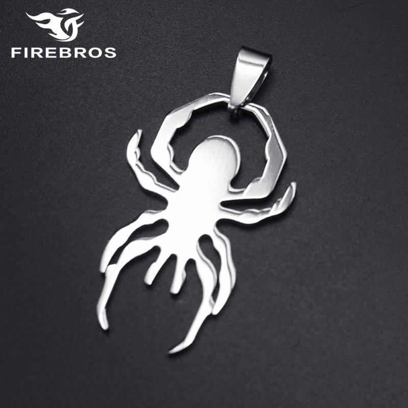 Pendant Necklaces FIREBROS 2021 20/24" Chain Silver Color High Polished Stainless Steel Animal Spider Necklace Men Women Jewelry Gift
Pendant Necklaces FIREBROS 2021 20/24" Chain Silver Color High Polished Stainless Steel Animal Spider Necklace Men Women Jewelry Gift
