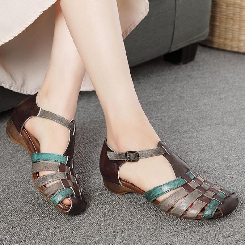 Sandals YourSeason Ladies Vintage Buckle Strap Shoes Flat With Handmade Concise Women Genuine Leather 2021 Mixed Colors, Black
Sandals YourSeason Ladies Vintage Buckle Strap Shoes Flat With Handmade Concise Women Genuine Leather 2021 Mixed Colors, Black