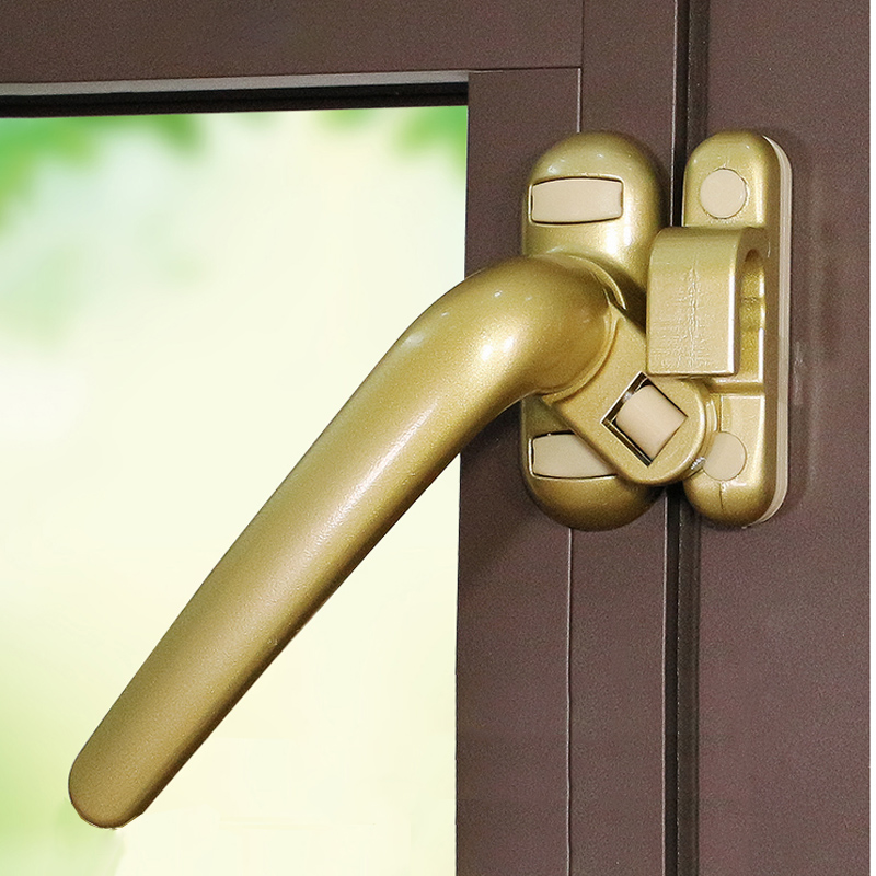 Aluminum Alloy Window Drive Knob Lock handle Plastic Steel Latch Sliding Door pull Furniture Bolt Hardware Part