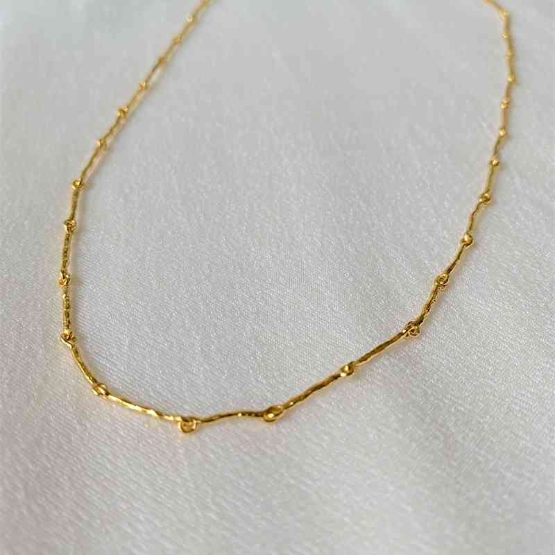 m family's nostalgic temperament: 925 silver plated 18k gold bamboo knot necklace, clavicle chain and choker, Black
m family's nostalgic temperament: 925 silver plated 18k gold bamboo knot necklace, clavicle chain and choker, Black