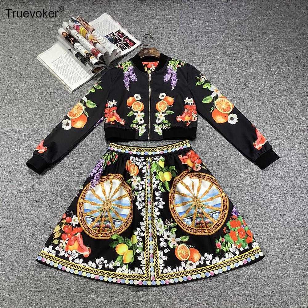Truevoker Autumn Runway Fashion Clothing Set' Colorful Fruit Print Hoodies With Skirt Casual Party Two Pieces Suits 210602, Black
Truevoker Autumn Runway Fashion Clothing Set' Colorful Fruit Print Hoodies With Skirt Casual Party Two Pieces Suits 210602, Black