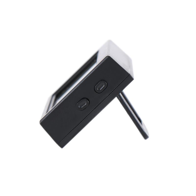 Interior Car Auto Dashboard Desk Digital Clock LCD Screen Self-Adhesive Bracket Plastic Mini Time With Battery & Table Clocks