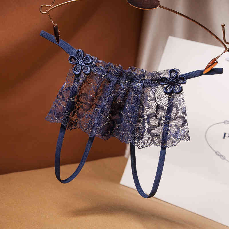 Art Swing Skirt Panties Women's Open Crotch No Take Off Sexy Lace Low Waist Temptation Perspective Thong Straight Into 2250, Gray-blue
Art Swing Skirt Panties Women's Open Crotch No Take Off Sexy Lace Low Waist Temptation Perspective Thong Straight Into 2250, Gray-blue