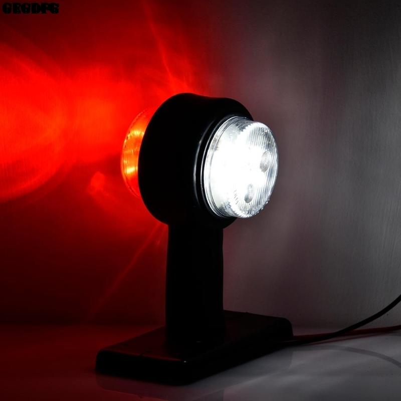 Car Headlights 1 Pair Truck Trailer Caravan 12V/24V LED Double Side Marker Clearance Light Warning Lamp Red White 
Car Headlights 1 Pair Truck Trailer Caravan 12V/24V LED Double Side Marker Clearance Light Warning Lamp Red White