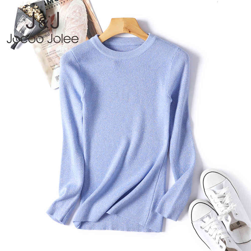 Jocoo Jolee Women Autumn Winter O Neck Long Sleeve Sweater Korean Knitted Slim Fit Basic Pullover Sweater Solid Pink White 210518, Gray
Jocoo Jolee Women Autumn Winter O Neck Long Sleeve Sweater Korean Knitted Slim Fit Basic Pullover Sweater Solid Pink White 210518, Gray