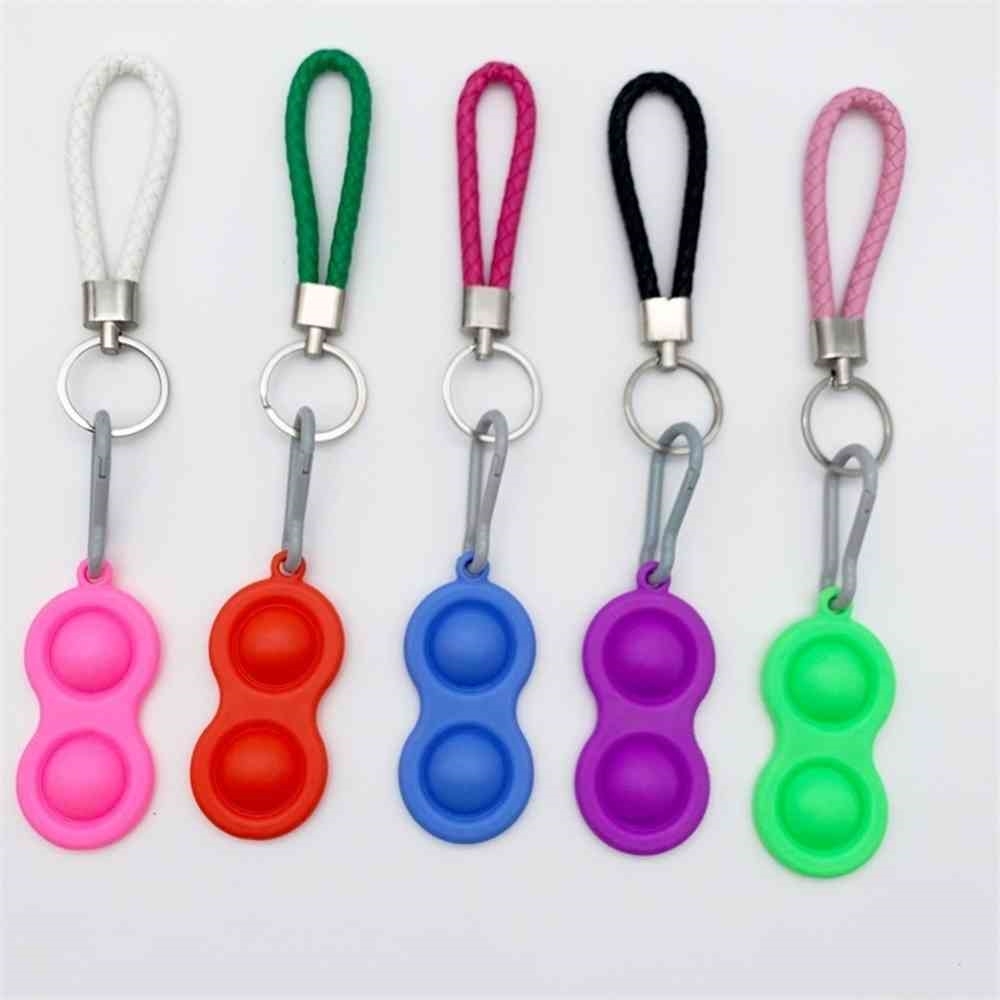 Fidget Keychain Toys Children Fashion Pop It Silicone Simple Dimple Anti Stress Fingertip Bubble Board Key Ring Pandent Accessories gG36NVG4
Fidget Keychain Toys Children Fashion Pop It Silicone Simple Dimple Anti Stress Fingertip Bubble Board Key Ring Pandent Accessories gG36NVG4