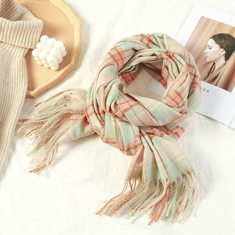 Scarves Women Plaid Scarf Winter Pashmina Shawls Cashmere Thick Wraps 2021 Tassel Warm Bufanda Luxury Blanket Neck Echarpe
Scarves Women Plaid Scarf Winter Pashmina Shawls Cashmere Thick Wraps 2021 Tassel Warm Bufanda Luxury Blanket Neck Echarpe