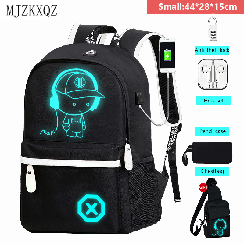 Mjzkxqz Student School Backpack Luminous USB Charge School Bag For Teenager Boy Anti-Theft Childrens Schoolbags Laptop Backpack, Photo color a1
Mjzkxqz Student School Backpack Luminous USB Charge School Bag For Teenager Boy Anti-Theft Childrens Schoolbags Laptop Backpack, Photo color a1