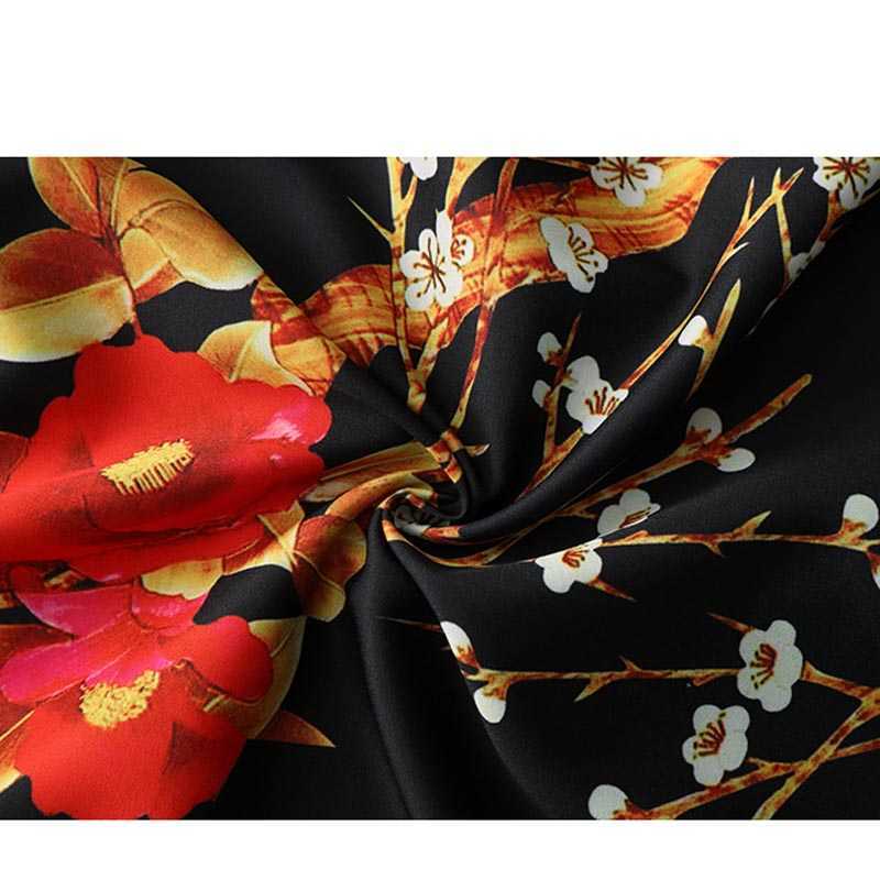 Summer Mens Flower Beach Hawaiian Shirts Tropical Summer Short Sleeve Floral Shirts 5XL 6XL 7XL 210528