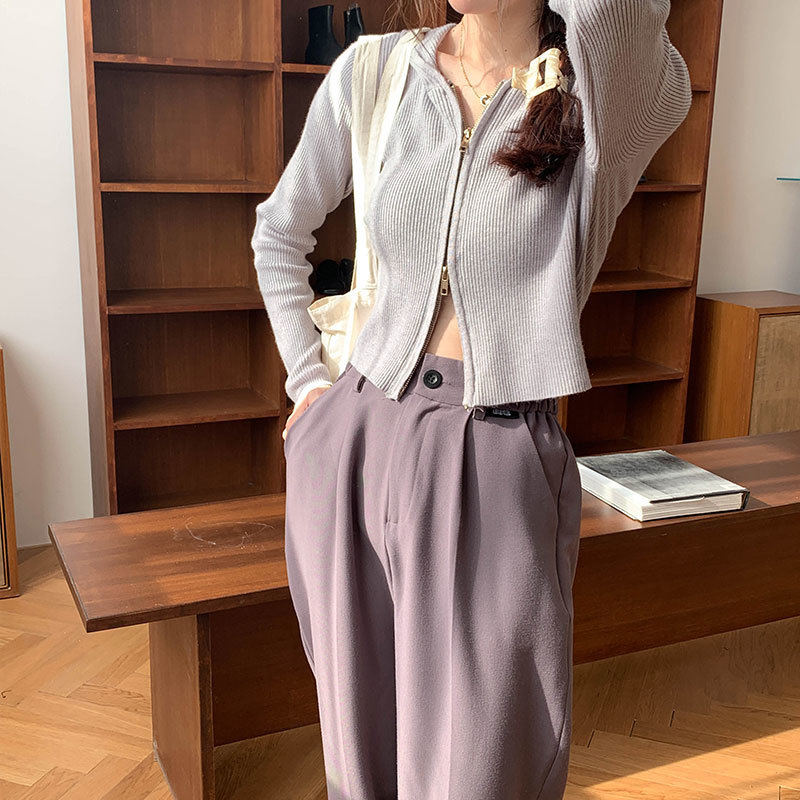 5 colors autumn winter silm knitted sweaters cardigans womens long sleeve tops womens outwear coats(X1504) 210423