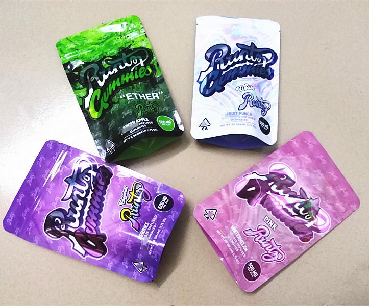Empty Runtz Mylar Bag 500MG Sour Brite Crawlers Ziplock Bags Smell Proof Edibles Gummies Packaging Pouch 4 Colors Plastic Packages
Empty Runtz Mylar Bag 500MG Sour Brite Crawlers Ziplock Bags Smell Proof Edibles Gummies Packaging Pouch 4 Colors Plastic Packages