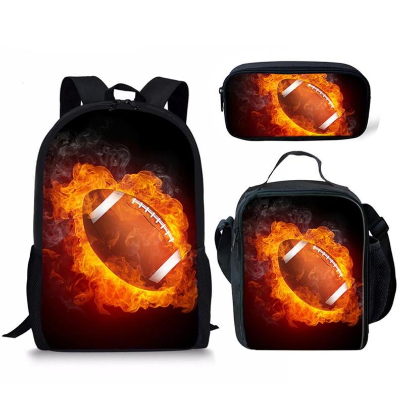 School Bags Football Sport Printing Bag Set Student Backpack For Teen Boys Kids Book With The Lunch Children Rucksack, Customized k
School Bags Football Sport Printing Bag Set Student Backpack For Teen Boys Kids Book With The Lunch Children Rucksack, Customized k