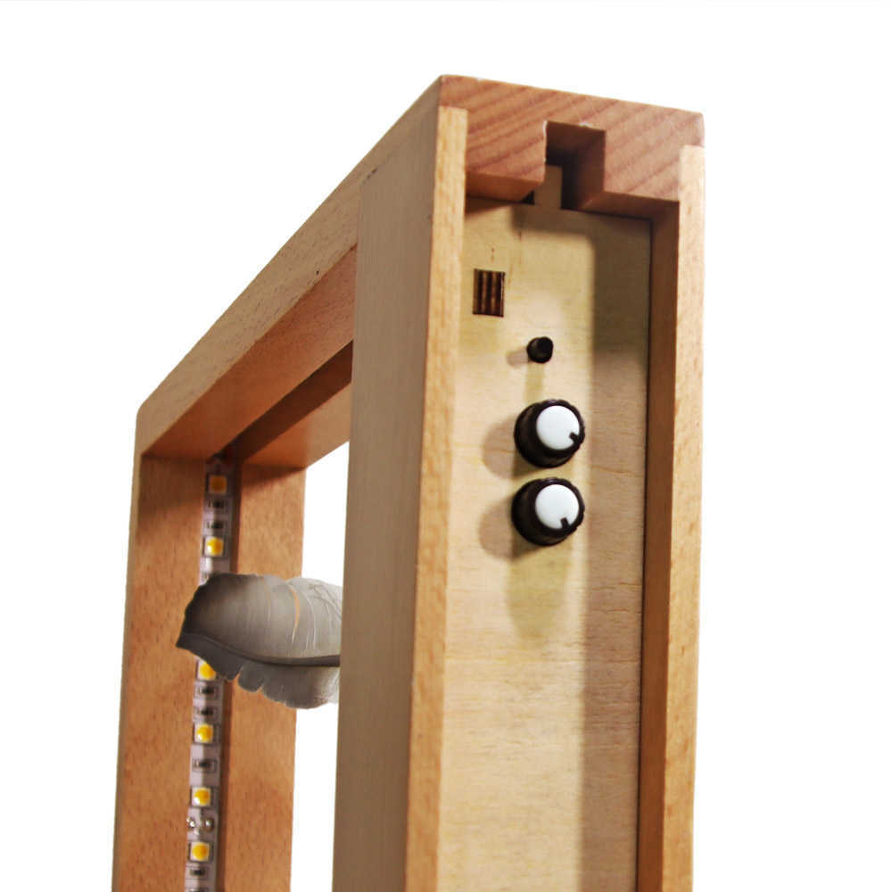 Slow Motion Frame LED Optical Illusion Sculpture Down Time Action Picture Lightweight Object Desktop Decor 2109087235278