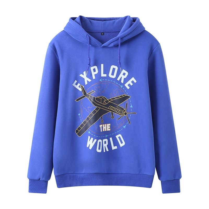 Explore world autumn and winter new plush thickened cotton printed sweater men' personalized fashion casual coat, Blue
Explore world autumn and winter new plush thickened cotton printed sweater men' personalized fashion casual coat, Blue