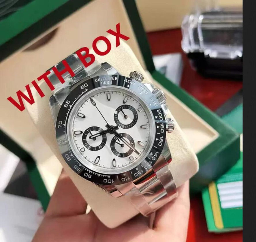 With original box High Quality Watch 40mm 116503 116508 116528 116523 Sapphire No Chronograph White dial Mechanical Automatic Mens Watches 20 color, Style 1 original box + watch
With original box High Quality Watch 40mm 116503 116508 116528 116523 Sapphire No Chronograph White dial Mechanical Automatic Mens Watches 20 color, Style 1 original box + watch