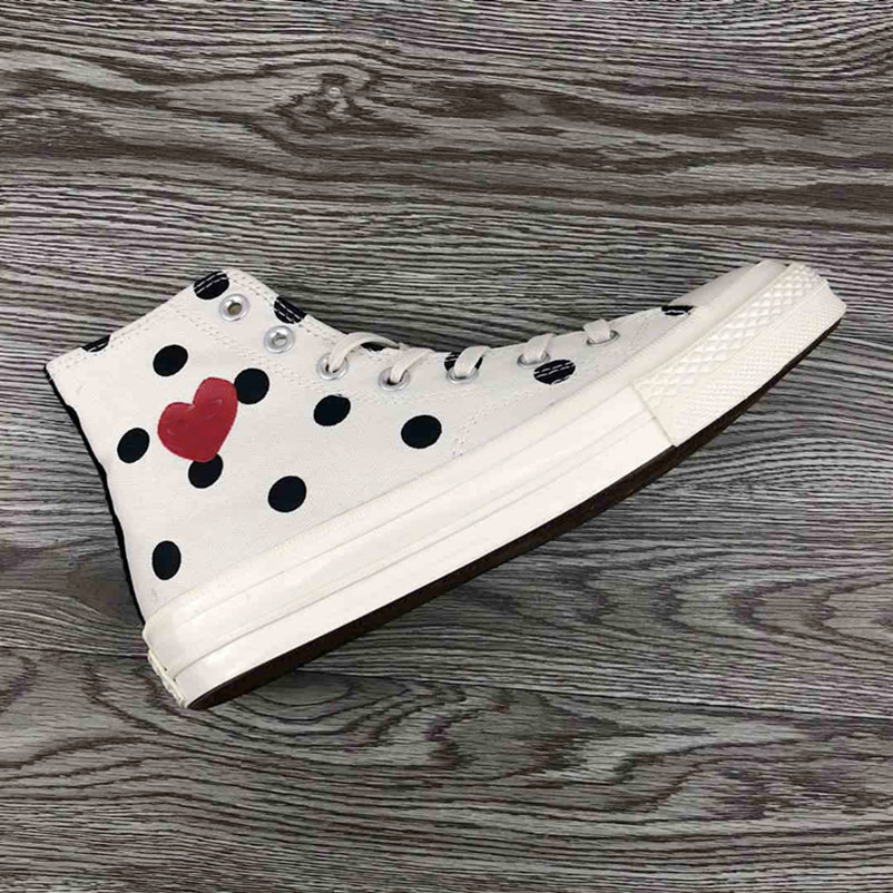 Big Eyes Play 70 Multi Heart 70s Hi Canvas Shoes Classic Men Women Canvas Shoes Jointly Name skateboard Casual shoes