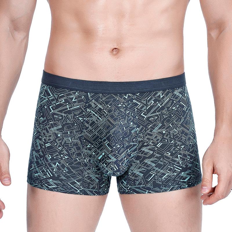 Underpants Men's Underwear Print Breathable Boxer U-Convex Good Elasticity Seamless Soft Shorts, Black
Underpants Men's Underwear Print Breathable Boxer U-Convex Good Elasticity Seamless Soft Shorts, Black