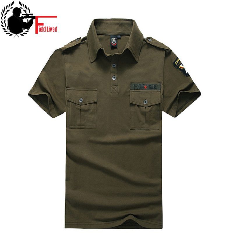 Airborne Men's Tshirt Military Style Army Leisure with Epaulets Short Sleeve Tactical T Shirt Uniform Male T-shirt Fashion 210518, Black
Airborne Men's Tshirt Military Style Army Leisure with Epaulets Short Sleeve Tactical T Shirt Uniform Male T-shirt Fashion 210518, Black