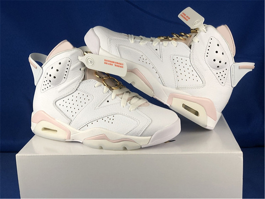 Newest 6 WMNS Gold Hoops Shoes Men Women White Sail Metallic Gold Barely Rose Outdoor Sports Sneakers With Original Box US5-13
Newest 6 WMNS Gold Hoops Shoes Men Women White Sail Metallic Gold Barely Rose Outdoor Sports Sneakers With Original Box US5-13