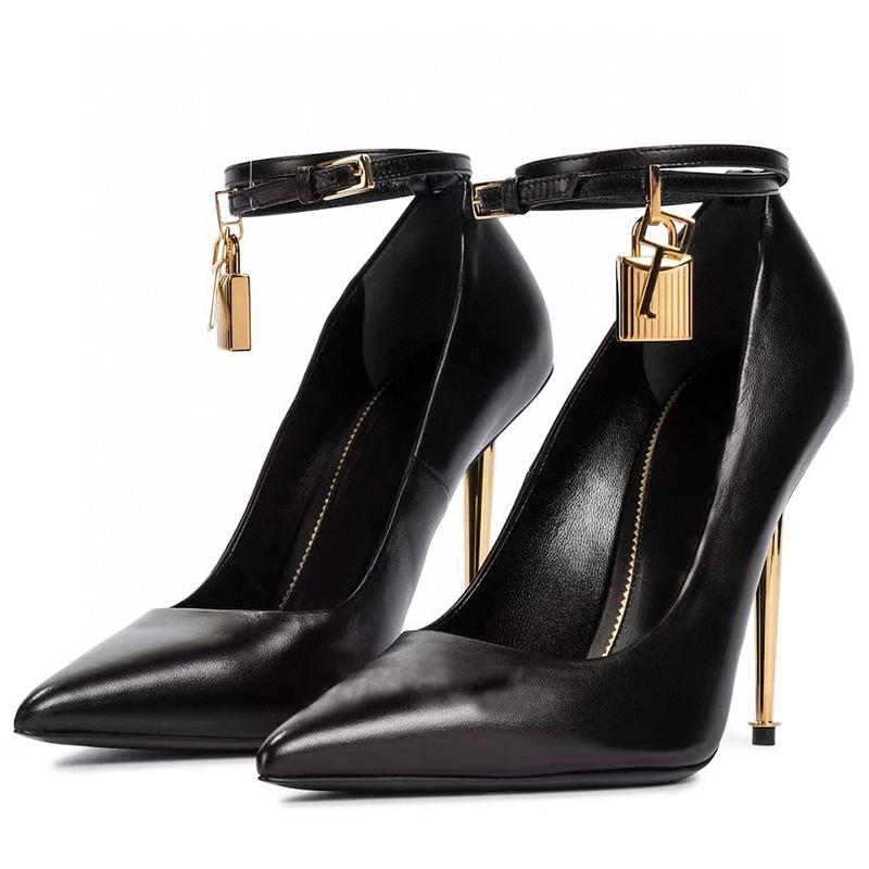 Dress Shoes Spring Autumn Women Metal Lock Decor Pointed Toe High Heels Sexy Shallow Mouth Ankle Strap Pumps Denim T-Show Stilettos, Black
Dress Shoes Spring Autumn Women Metal Lock Decor Pointed Toe High Heels Sexy Shallow Mouth Ankle Strap Pumps Denim T-Show Stilettos, Black