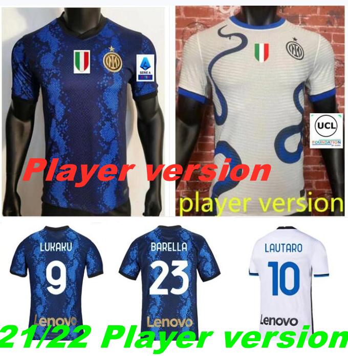 Calhanoglu LUKAKU soccer jerseys home away MILAN BARELLA LAUTARO ERIKSEN ALEXIS HAKIMI 21 22 Perisic football shirts 2021 2022 INTER men player version
Calhanoglu LUKAKU soccer jerseys home away MILAN BARELLA LAUTARO ERIKSEN ALEXIS HAKIMI 21 22 Perisic football shirts 2021 2022 INTER men player version