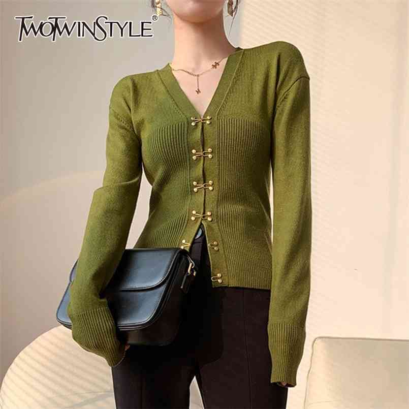 solid minimalist sweater for women v neck long sleeve slim patchwork button casual knitted tops female fashion 210524, Green
solid minimalist sweater for women v neck long sleeve slim patchwork button casual knitted tops female fashion 210524, Green