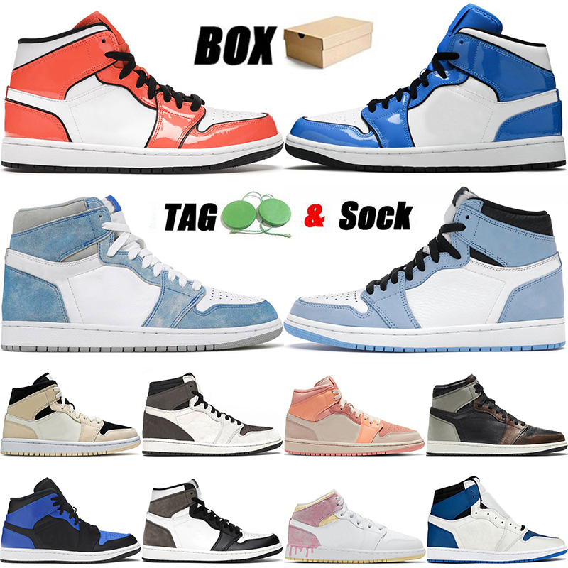With Box 2021 Arrival Basketball Shoes 1 1s Signal Blue Turf Orange Mens Women Jumpman Paint Drip Hyper Royal Dark Mocha Trainers Sneakers, D5 high og midnight navy
With Box 2021 Arrival Basketball Shoes 1 1s Signal Blue Turf Orange Mens Women Jumpman Paint Drip Hyper Royal Dark Mocha Trainers Sneakers, D5 high og midnight navy