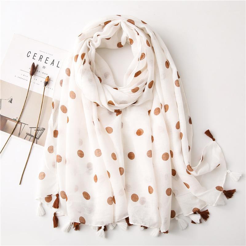 Scarves Summer Thin Viscose Women Scarf Dot Printed Ladies Shawls And Wraps With Tassels Large Muslim Hijab Gradient Foulard Femme, Blue;gray
Scarves Summer Thin Viscose Women Scarf Dot Printed Ladies Shawls And Wraps With Tassels Large Muslim Hijab Gradient Foulard Femme, Blue;gray