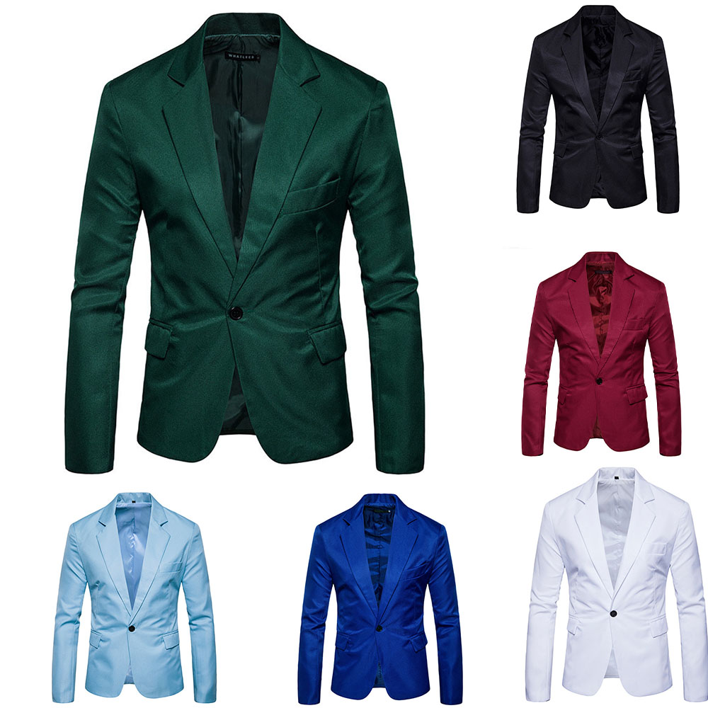 Cotton Men Suits Business Casual tuxedos Slim Fit Groom Party Coat Tailored Performance Host Work Wear Wedding Suit