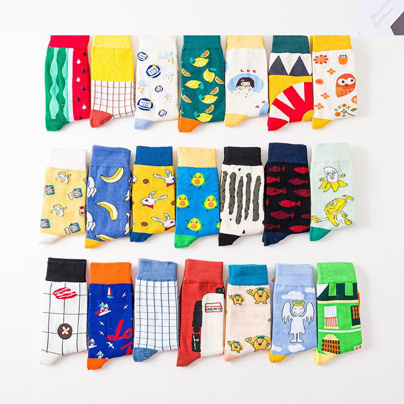 2021 New Ins Winter Fashion Harajuku Hip Hop Socks Unisex Bunny watermelon Women Happy Skateboard Socks Streetwear Black White Meias, Multi
2021 New Ins Winter Fashion Harajuku Hip Hop Socks Unisex Bunny watermelon Women Happy Skateboard Socks Streetwear Black White Meias, Multi