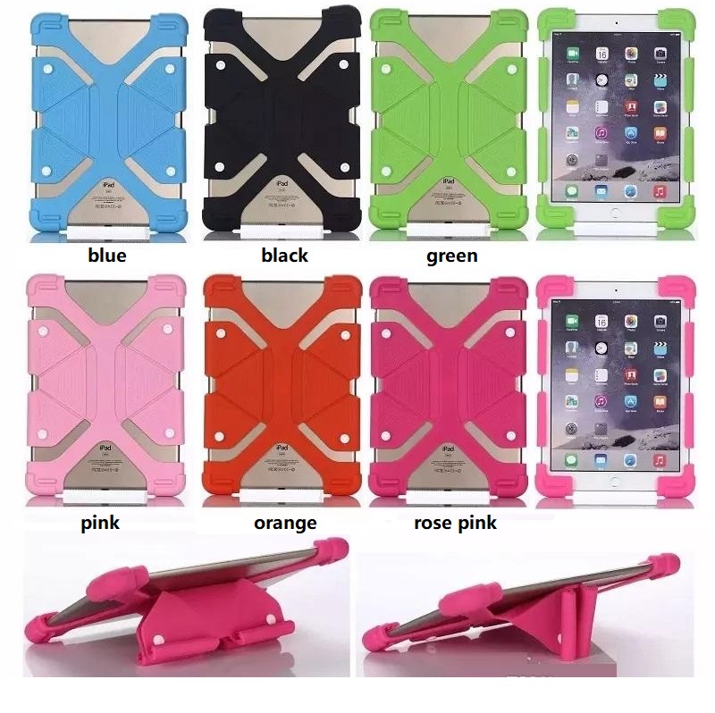 Universal Soft Silicone Tablet Phone Cases For 7 8 9 12 inch Ipad mini 6 Ipad Pro 11 Air Heavy Duty Shockproof Protective Stand Cover, Black
Universal Soft Silicone Tablet Phone Cases For 7 8 9 12 inch Ipad mini 6 Ipad Pro 11 Air Heavy Duty Shockproof Protective Stand Cover, Black