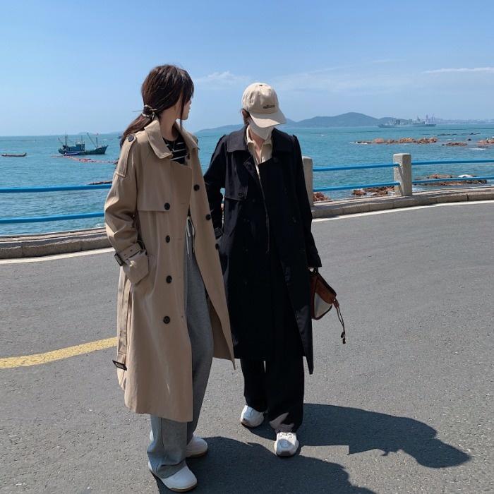 Women's Trench Coats Mid-Length Coat For Women Spring And Autumn 2021 Korean Style Loose-Fitting Small Top, Tan;black
Women's Trench Coats Mid-Length Coat For Women Spring And Autumn 2021 Korean Style Loose-Fitting Small Top, Tan;black