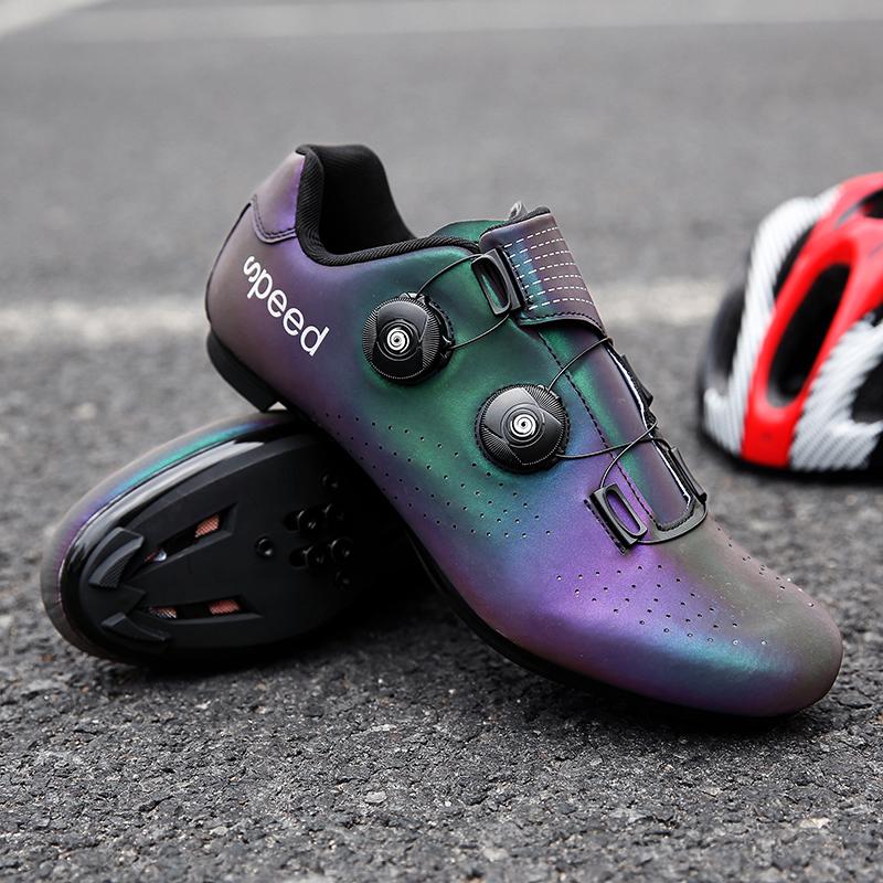 Discolor Cycling Shoes MTB Sneaker Man Mountain Bike SPD Cleats Road Bicycle Sports Outdoor Training Cycle Sneakers Footwear