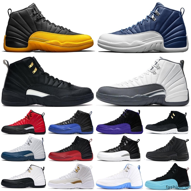 Mens basketball shoes 12s jumpman University Gold Stone Blue Flu Game Royal Dark Concord Taxi men Athletic sports sneakers 7-13
Mens basketball shoes 12s jumpman University Gold Stone Blue Flu Game Royal Dark Concord Taxi men Athletic sports sneakers 7-13