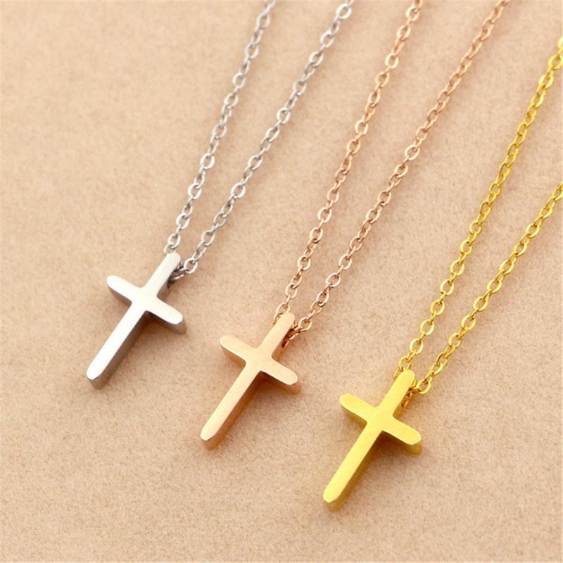 Pendant Necklaces Martick Product Creative Cross Link Chain For Women Party Necklace Never Fade Fashion Jewelry P471
Pendant Necklaces Martick Product Creative Cross Link Chain For Women Party Necklace Never Fade Fashion Jewelry P471