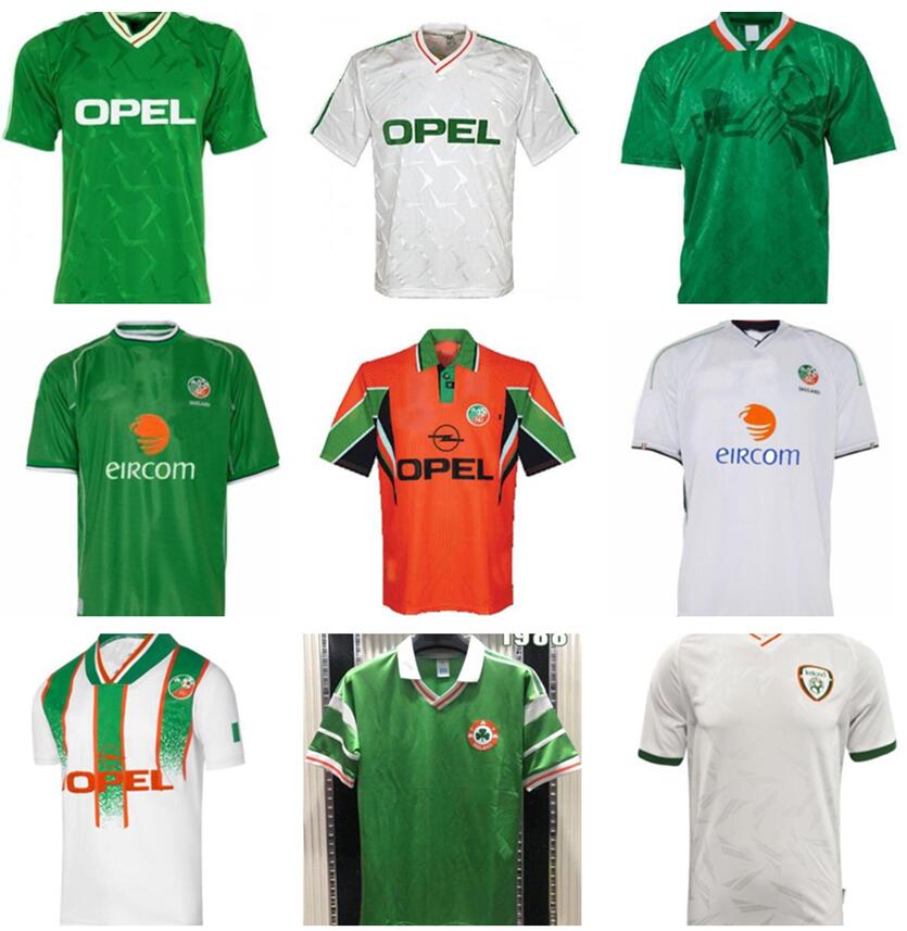 1992 Ireland retro soccer jersey 1990 home classic vintage Irish Sheedy 1994 1995 1996 away football shirts 1998 McGRATH KEANE 90 92 94 96 98 HOUGHTON ALDRIDGE
1992 Ireland retro soccer jersey 1990 home classic vintage Irish Sheedy 1994 1995 1996 away football shirts 1998 McGRATH KEANE 90 92 94 96 98 HOUGHTON ALDRIDGE