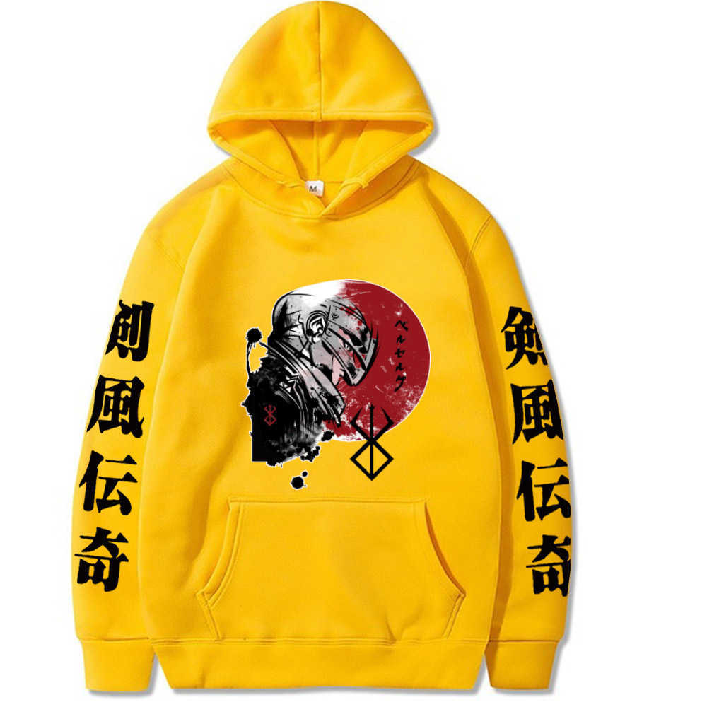 2021 Anime Berserk Pullover Tops Long Sleeve Hip Hop Fashion Hoodie Y0804
