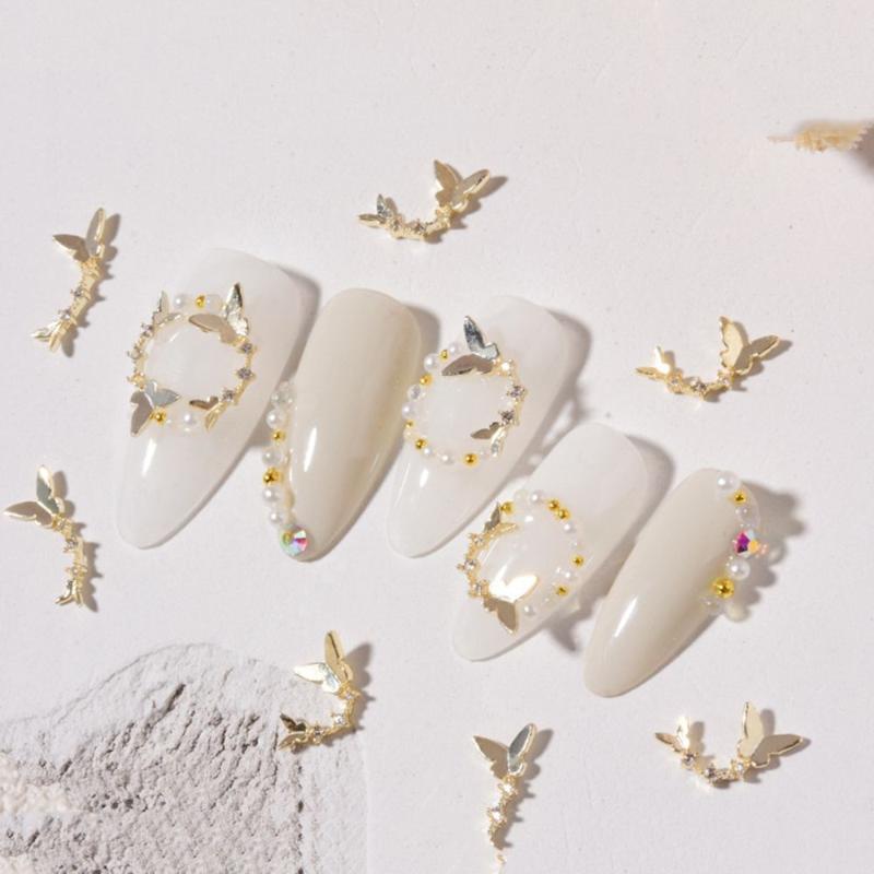 Nail Art Decorations Japanese Style Fairy Butterfly Diamond Jewelry Zircon Light Luxury Color-preserving Metal AccessoriesNail
Nail Art Decorations Japanese Style Fairy Butterfly Diamond Jewelry Zircon Light Luxury Color-preserving Metal AccessoriesNail