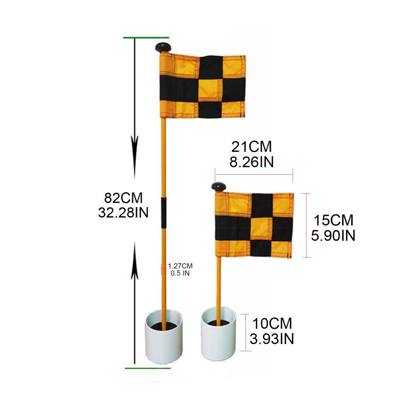 Golf Training Aids Portable Detachable Flagsticks Putting Green Flags Hole Cup Set Pin 53CD
Golf Training Aids Portable Detachable Flagsticks Putting Green Flags Hole Cup Set Pin 53CD