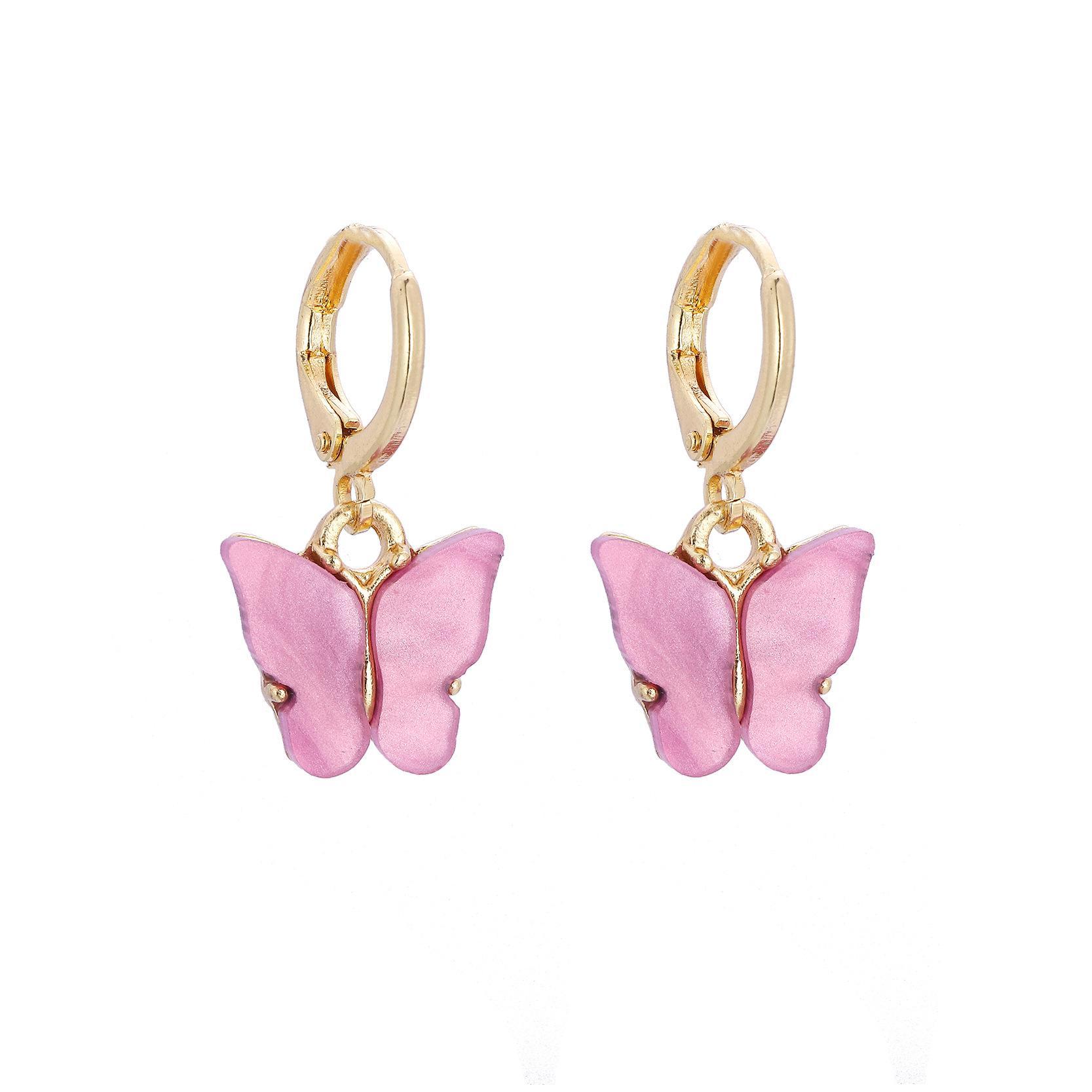 2021 Arylic Butterfly earrings colored dangle ear ring clip Chandelier women rings fashion jewelry will and sandy
2021 Arylic Butterfly earrings colored dangle ear ring clip Chandelier women rings fashion jewelry will and sandy